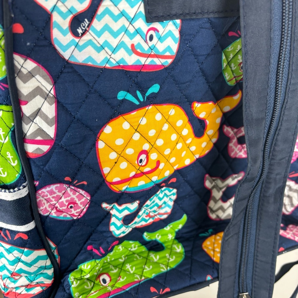 N.Gil narwhal colorful quilted backpack-EUC - Picture 6 of 11